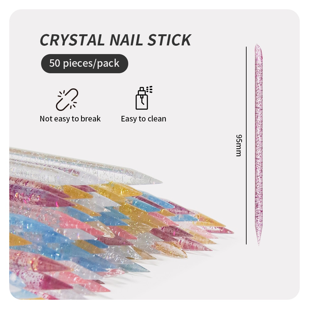 50 Pcs Nail Cuticle Pusher Cry - Contour Palette Stick recension och pris